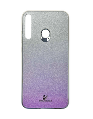 Чехол TPU+Glass для Huawei Y7P 2020 / P40 Lite E Swarovski violet