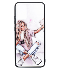 TPU+PC чохол Prisma Ladies для Samsung A02S selfie