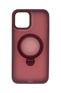 Чохол Ostand with MagSafe для iPhone 12 Pro Max bordo