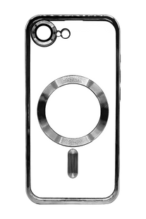 Чехол Metal Matte with MagSafe для iPhone 16e black Full Camera