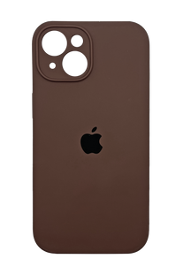 Силиконовый чехол Full Cover для iPhone 13 brown Full Camera