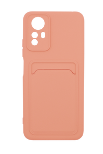 Силиконовый чехол WAVE Colorful Pocket для Xiaomi Redmi Note 12S pale pink Full Camera