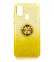 Силиконовый чехол SP Shine для Samsung M30s/M21 yellow ring for magnet