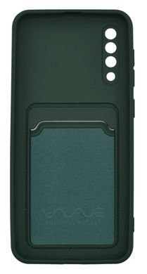 Силіконовий чохол WAVE Colorful Pocket для Samsung A30s/A50 dark green Full Camera
