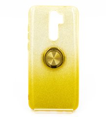 Силиконовый чехол SP Shine для Xiaomi Redmi Note 8 Pro yellow ring for magnet