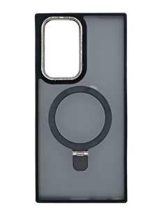 Чехол Matte Ring-MagSafe для Samsung S22 Ultra 5G black