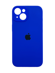 Силиконовый чехол Full Cover для iPhone 14 indigo (shine blue) Full Camera