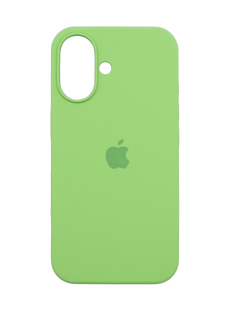 Силіконовий чохол Full Cover для iPhone 16 Plus mint