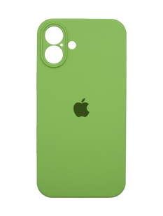 Силіконовий чохол Full Cover для iPhone 16 Plus mint Full Camera
