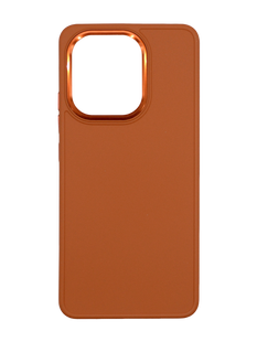 TPU чехол Bonbon Metal Style для Xiaomi Redmi Note 13 4G papaya