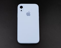 Силіконовий чохол Full Cover для iPhone XR lilac cream(lilac blue) Full Camera