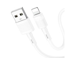 USB кабель Hoco X83 Lightning 2.4A 1m white
