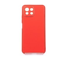 Чехол Leather Gold для Xiaomi Mi 11 Lite red