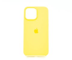 Силіконовий чохол Full Cover для iPhone 13 Pro Max neon yellow
