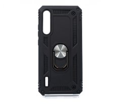 Чохол Serge Ring for Magnet для Xiaomi Mi A3 black протиударний з магнітним тримачем