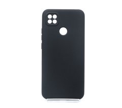 Силіконовий чохол Full Cover для Xiaomi Redmi 9C black Full Camera без logo