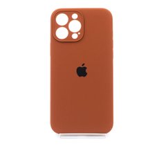 Силіконовий чохол Full Cover для iPhone 13 Pro Max milk chocolate Full Camera
