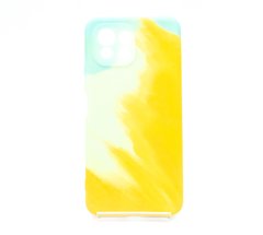 Силіконовий чохол Watercolor для Xiaomi Mi 11 Lite yellow/green (21)