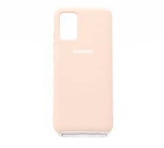 Силіконовий чохол Full Cover для Samsung A02S pink sand
