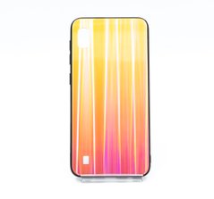 Накладка Carbon Gradient Hologram для Samsung A10 2019 sunset red
