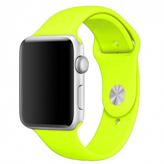 Силіконовий ремінець для Apple Watch Sport Band 38-40mm (S/M & M/L) 3pcs neon green