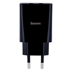Мережевий зарядний пристрій Baseus Compact CCXJ0102 2 USB 10.5W black