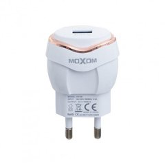 Мережевий зарядний пристрій MOXOM KH-35 micro white