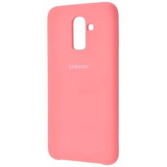 Силиконовый чехол Silicone Cover для Samsung J8 pink