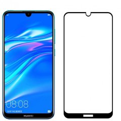 Защитное 2.5D стекло FullGlue для Huawei Y7/Y7 Pro 2019 black