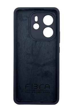 Силиконовый чехол Fibra для Xiaomi Redmi Note 14 4G midnight blue Full Camera