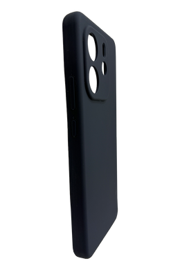 Силиконовый чехол Fibra для Xiaomi Redmi Note 14 4G midnight blue Full Camera