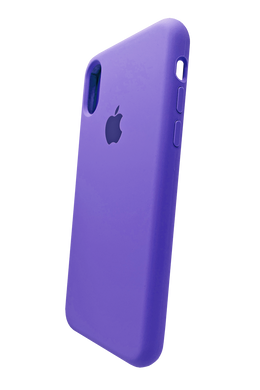 Силіконовий чохол Full Cover для iPhone X/XS lilac/dasheen