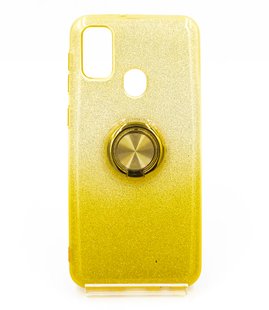 Силиконовый чехол SP Shine для Samsung M30s/M21 yellow ring for magnet