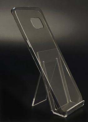 Силіконовий чохол Clear для Samsung S6 Edge Plus white/gray