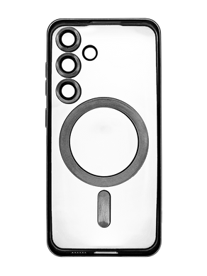 Чехол Fibra Chrome Magsafe для Samsung S23 black Full Camera
