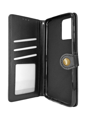 Чохол-книжка шкіра для Motorola Moto G15 4G black Getman Gallant PU