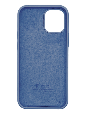 Силіконовий чохол Full Cover для iPhone 12/12 Pro navy blue