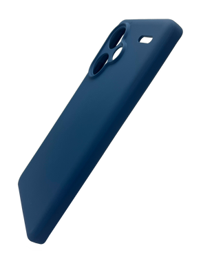 Силиконовый чехол Full Cover для Xiaomi Redmi Note 13 Pro+ navy blue Full Camera без logo