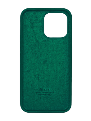 Силіконовий чохол Full Cover для iPhone 14 Pro Max forest green (clover)