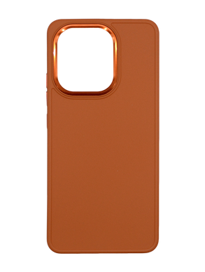 TPU чохол Bonbon Metal Style для Xiaomi Redmi Note 13 4G papaya