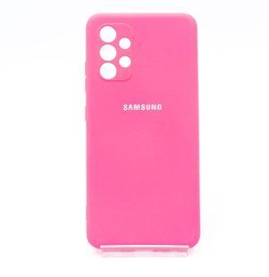 Силіконовий чохол Full Cover для Samsung A32 4G shiny pink Full Camera