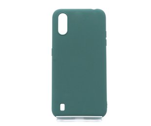 Силіконовий чохол Molan Cano Jelly для Samsung A01 dark green