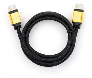 Кабель мультимедийный HDMI to HDMI 5 m V2.0 Vinga (VCPDCHDMIMM5BK)