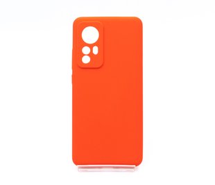 Силіконовий чохол Full Cover для Xiaomi Mi 12/12X red Full Camera без logo