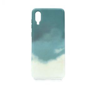 Силіконовий чохол WAVE Watercolor для Samsung A02 dark green/grey (TPU)