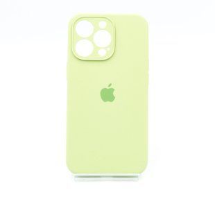 Силіконовий чохол Full Cover для iPhone 13 Pro green(1) Full Camera