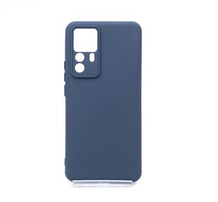 Силіконовий чохол Full Cover для Xiaomi Mi 12T/12T Pro midnight blue Full Camera без logo