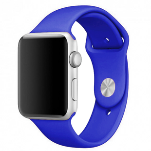 Силіконовий ремінець для Apple Watch Sport Band 42/44mm (S/M & M/L) 3pcs shiny blue