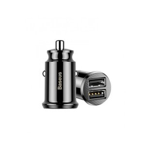 Автомобільний зарядний пристрій Baseus Grain dual CCALL-ML 3.1 A 2USB black