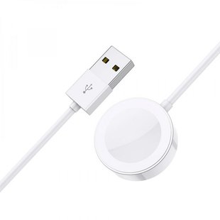 Бездротовий Зарядний Пристрій Borofone BQ13 (iWatch 1-8, SE/SE2/Ultra) white